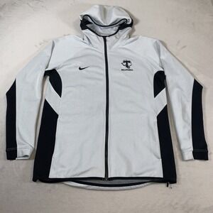 Tarleton State Texans Jacket Womens Large White Black Nike Full Zip Volleyball